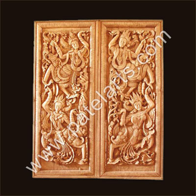 Carved Door With Antique Design