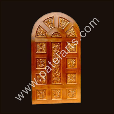 Handmade Wooden Door Round Designs